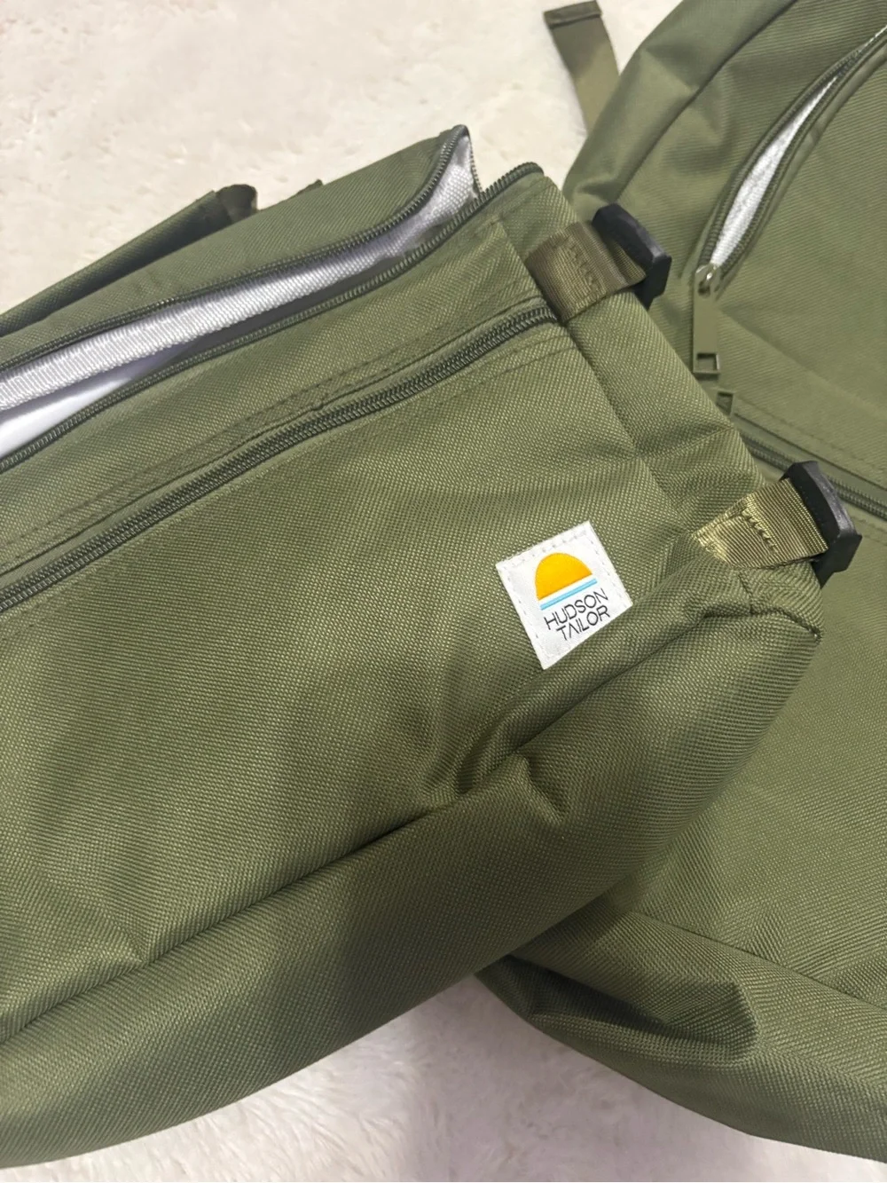 Hudson Taylor Olive Backpack with Matching Waist Pack